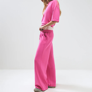 Best Design 100% Cotton Made Summer Spring Autumn Wear Loungewear <b>Suit</b> Custom Flannel Design Lounge Wear <b>Pajama</b> Set For Women - Product Image 3