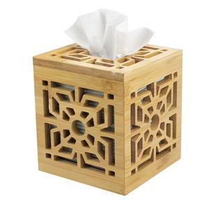 Handcrafted Laser Cut Wooden Napkin Box Dispenser For Home Office & <b>Car</b> Use Classic Tissue Box Holder For Luxury <b>Table</b> Accessory - Product Image 1