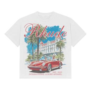 Camisetas Deportivas de Moda con Diseño Personalizado al por Mayor, de Alta Demanda, 100% Algodón, Cuello Redondo, Corte Holgado para Hombre - Product Image 3