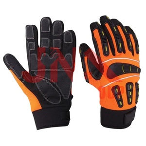 Men's Touch Screen Work Gloves Flexible Breathable Fit with Padded Features for Utility Mechanic Use <b>Security</b> Protection Product - Product Image 3