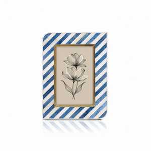 Handmade Blue & White Bone Inlay Photo <b>Frame</b> | Handmade Home Decor | 4x6 Inch <b>Picture</b> <b>Frame</b> - Product Image 2