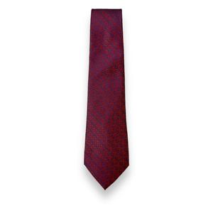 Red Blue Geometric Pattern <b>Tie</b> for Men | Elegant Formal Business Wedding Party Necktie Stylish Gift | OEM Bulk Supply India 2026 - Product Image 2