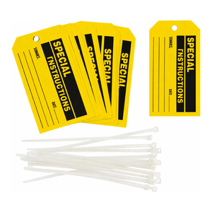 Etiquetas Industriales Flexibles Brady para Escribir, 3" de Alto x 5.75" de Ancho, para Registros de Seguridad y Calidad - Product Image 1
