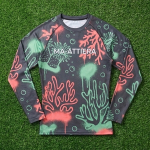 T-shirt de compression à manches longues pour homme, style Bape, vêtements de sport, fitness, athlétisme - Product Image 5