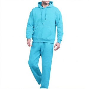 Ensemble sweat à capuche et pantalon pour homme, survêtement décontracté en polaire, deux pièces, vêtements de sport, fourniture personnalisée - Product Image 3
