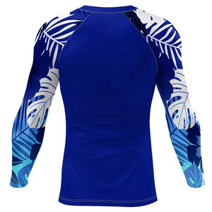 Wholesale Customized OEM ODM Rash Guard for <b>Men</b> Long Sleeve BJJ MMA <b>Compression</b> <b>Shirt</b> Durable Workout Top Breathable Quick Dry - Product Image 6