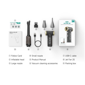 High Quality IKZARSA Electric Air Duster 300W 2 Speed/3 Heat Hair Dryer Portable <b>Wireless</b> Rechargeable High Speed Dust Tool - Product Image 5