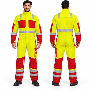 Overol de Seguridad Reflectante, Antiestático y Antiflama para Trabajadores de la Industria de la Construcción - Product Image 1