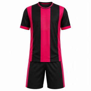 Conjunto de Camiseta de Fútbol Unisex con Pantalones Cortos a Juego, Transpirable, Ecológico, con Nombre de Equipo Personalizado, Uniforme de Fútbol de Secado Rápido para Deportes de Equipo - Product Image 1