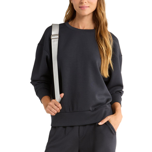 Sudadera de Mujer Personalizada al por Mayor, Sudadera Holgada de Forro Polar con Cuello Redondo, Ropa Casual de Calle, Moda para Gimnasio, Fitness y Entrenamiento - Product Image 2
