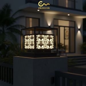 Lámpara de Poste Exterior de Diseño Moderno para Exteriores, 200V, para Puerta de Casa Moderna, Hotel, 3500k - Product Image 6