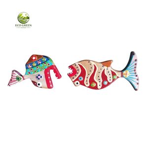 Vietnam Handmade Wooden Keychain Colorful Animal <b>Key</b> <b>Ring</b> Custom Branding Factory Direct Export Supplier - Product Image 3