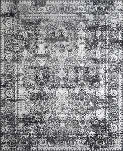 Modern <b>Machine</b> Made Geometric Wool/Silk Area Rug 5x7ft Washable Non-Slip <b>Floor</b> Mat for Living Room Bedroom - Product Image 1