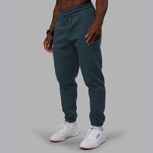 Men's Sweatpants Heavyweight Fleece <b>Jogger</b> Pants with <b>Wide</b> <b>Leg</b> Relaxed Fit for Modern Casual Streetwear - Product Image 5