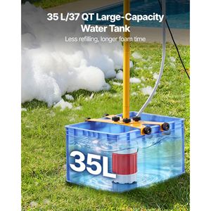 Canon à mousse à angle réglable, machine à bulles pour fête, réservoir d'eau de 37QT avec conception verticale stable, série D - Product Image 4