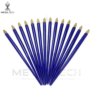 Juego de Agujas Ergonómicas Ventiladas Azul Oscuro, 4 Tamaños, Agujas de Micro Gancho de Acero 1-2 a 4-5, Herramienta Profesional para Extensiones de Cabello y Pelucas - Product Image 4
