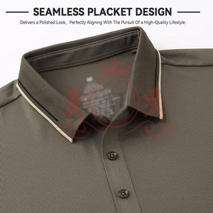 <b>Classic</b> Choice Olive Brown Polo Shirt Soft Cotton Blend Breathable Fabric Comfortable Short Sleeve Everyday Use - Product Image 5