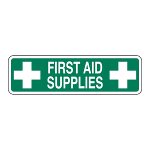 Étiquettes adhésives Brady pour fournitures de premiers secours, identification industrielle durable pour zones de sécurité et équipements médicaux - Product Image 2