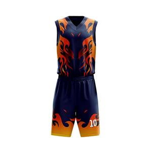 Uniforme de Baloncesto Profesional Transpirable de Alta Calidad en Poliéster para Hombre con Logotipo de Color Personalizado e Impresión Digital - Product Image 5