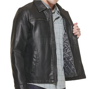 Veste en cuir de style urbain offrant un design moderne et une résistance durable pour un usage quotidien - Product Image 6