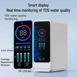 Système de filtration RO intelligent sans réservoir 400 GPD, 4 étapes, osmose inverse, eau minérale et alcaline, purificateur d'eau avec robinet - Product Image 3