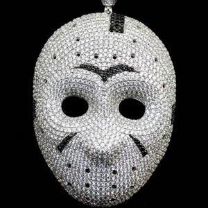 RAAMAA Diamond Custom Iced Zodiac <b>Medallion</b> Men's Hip Hop Pendant 925 Silver 14K <b>Gold</b> Plated Micro Pave Set Brilliant Cut Party - Product Image 1