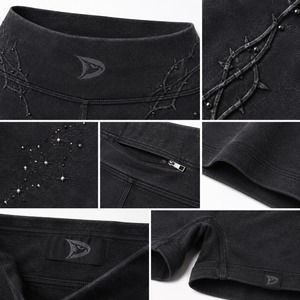 Pantalones Cortos de Verano para Mujer, Transpirables, de Lona, con Estampado de Leopardo, Informales, con Bolsillos, de Cintura Baja, con Cordón, Ideales para Actividades al Aire Libre - Product Image 6