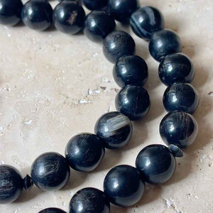 Tasbih de Lujo Religioso de Alta Calidad Hecho a Mano con Cuentas de Cuerno Personalizadas, Grabado de Logotipo, Tacto Real, para Hajj y Umrah, Precio Económico, Estilo Rústico - Product Image 2
