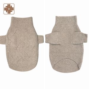 Ropa de Punto de Invierno para Mascotas al por Mayor, de Lujo, en Acrílico/Poliéster/Lana/Lyocell/Elastano, con Cuello Alto, Lavable, para Perros - Product Image 1