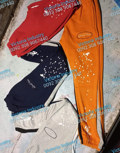 Pantalones Deportivos Acampanados de Estilo Urbano para Hombre, Fabricante Personalizado, Pantalones Joggers Apilados con Cierre Elástico en la Cintura, 100% - Product Image 6