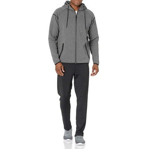 Manufacturer Fleece Custom Designer 100% Cotton Full Zip up <b>Hoodies</b> <b>Plain</b> Blank Casual Grey Color Men's <b>Hoodies</b> - Product Image 4