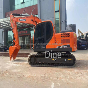 Doosan เครื่องขุดไฮดรอลิก DX150ประสิทธิภาพสูงพร้อมเครื่องยนต์ที่แข็งแกร่งปั๊มเกียร์มอเตอร์ที่เชื่อถือได้ - Product Image 2