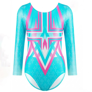 Justaucorps de cheerleading pour filles en spandex à manches longues, de haute qualité et à prix abordable, avec couleurs et designs personnalisés pour la compétition et l'entraînement - Product Image 4