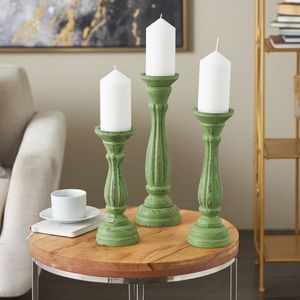 Luxury Handcrafted Wooden Candle Stand Solid Wood <b>Tealight</b> and Pillar Candle Holder Elegant Home Decor Wedding Dining Table - Product Image 1
