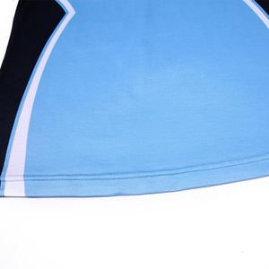 Polo de Hombre Azul Claro con Bloques de Color, Manga Corta, Secado Rápido, Diseño Deportivo, Corte Regular - Product Image 6