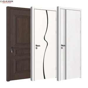 Puerta Compuesta de Madera WPC para Interiores de Casa, Moderna, Antiarañazos, Impermeable e Insonorizada, de Alta Calidad, Personalizada de Fábrica Original - Product Image 1