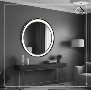 Apportez du luxe et de la sophistication à vos intérieurs avec ce miroir minimaliste à cadre en acier inoxydable PVD. - Product Image 6