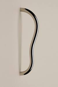 มือจับประตูทองเหลืองสไตล์เอ็ดเวิร์ด ดีไซน์บาโรก สำหรับประตูบ้านโบราณ - Product Image 4