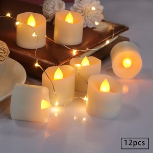 TOOWIN CR2450 Battery-Powered Electronic Candle <b>Lamp</b> for Restaurants and Weddings - Smokeless Simulation Remote Control <b>Mini</b> Tea - Product Image 4