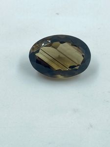 Cuarzo Ahumado Natural de Primera Calidad, Piedra Natural Hermosa, Corte Ovalado, 23.95 Quilates, para Anillos de Lujo y Fabricación de Joyas - Product Image 4