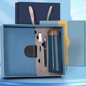 Set de Regalos Promocionales con Grabado, Regalo Empresarial de Lujo, Cuaderno A5 Personalizado, Bolígrafo, USB, Taza Térmica para Año Nuevo - Product Image 4