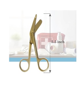 Tijeras Quirúrgicas Profesionales de Acero Inoxidable con Mango Colorido para Vendajes Médicos, Tijeras Lister para Enfermería, Certificación CE de Fábrica - Product Image 5