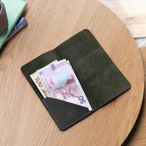 Portefeuille long en cuir haut de gamme, pochette à monnaie élégante, pochette de soirée, porte-monnaie compact, porte-cartes pour espèces et budget - Product Image 4