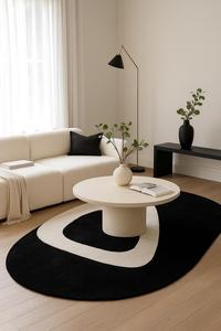 Luxury Modern Geometric Design Hand Tufted Wool Area Rug Washable <b>Carpet</b> for Living Room Bedroom Home & Office Decor for Picnic - Product Image 3