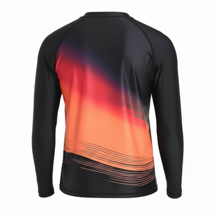 Camiseta de Compresión Profesional de Alto Rendimiento para Hombre, Manga Larga, Protección Solar, Sublimación Personalizada, BJJ MMA, para Gimnasio - Product Image 2