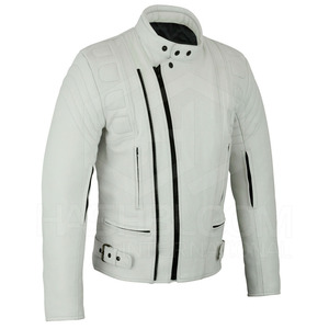 Nouvelle Arrivée 2026 – Blouson Homme en Cuir Véritable Col Montant Style Motard Tendance Hiver – Veste OEM Disponible - Product Image 3