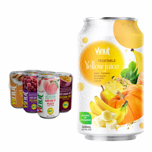 Légumes verts 330ml boisson de jus 24 canettes carton peut sans sucre OEM ODM marque privée échantillon gratuit prix d'usine sain - Product Image 1