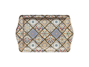 Plateau en acier inoxydable de grande taille, luxe moderne, design Mandela personnalisable, utilisation quotidienne, étiquetage privé, plateaux de service, Alibaba's - Product Image 4