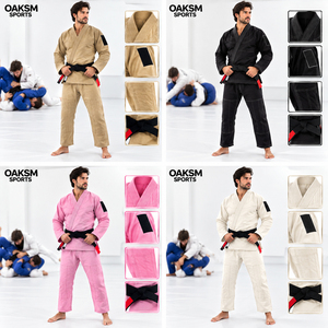 Kimono de Jiu Jitsu Brasileño Premium, Tejido Perlado, Bordado, Parches Tejidos, Resistente a Desgarros, Uniforme en Todas las Tallas A0 A1 A2 A3 - Product Image 5