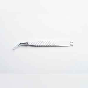 Pinzas de Precisión Serie Premium White Royal Grip con Tacto de Terciopelo, Herramientas con Borde Dorado, Colección Aura Gold, Antiestáticas, para Fan Art - Product Image 1